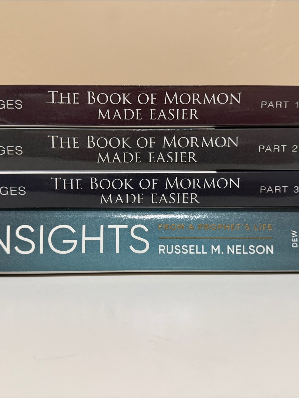 The Book of Mormon Made Easier - Dark Brown/Black Stack